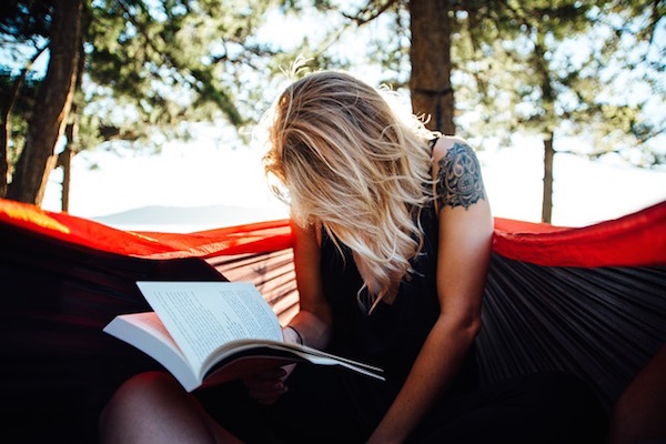 Who relaxes in a hammock? They're for studying for the GMAT! This could be you for the next six months.