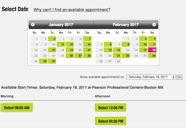 gmat test dates