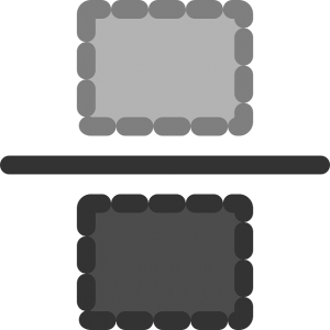 The top number in a fraction is the numerator, and the bottom number is the denominator.