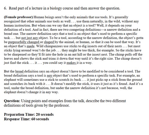 listening sample questions toefl for TOEFL Speaking Realistic 12 Topics Practice listening sample questions toefl for TOEFL Speaking Realistic 12 Topics Practice