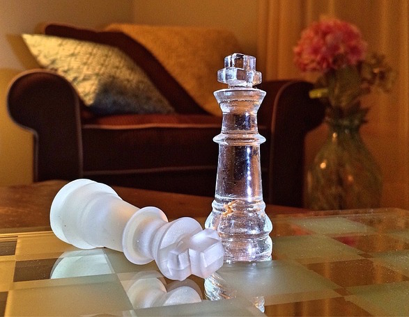 Competition is particularly destructive if you're playing chess with glass pieces!