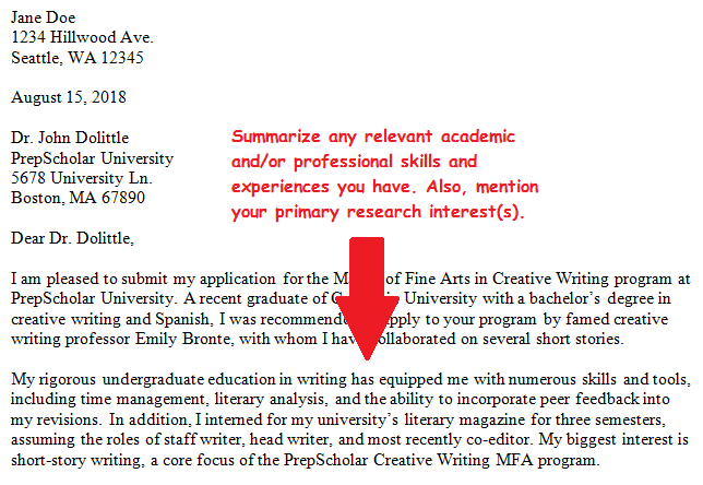 Should A Cover Letter Be Single Or Double Spaced from www.prepscholar.com