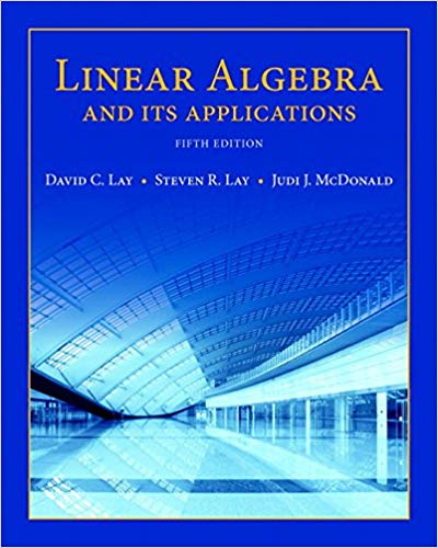 Linear Algebra and Its Applications, 5th Edition