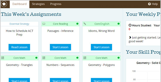 Lesson Schedule