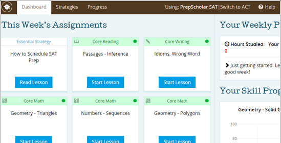 Lesson Schedule