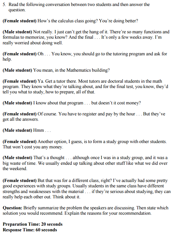 toefl conversations sample Study and Speaking Guide: Integrated Tips Practice TOEFL toefl conversations sample Study and Speaking Guide: Integrated Tips Practice TOEFL